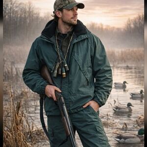 Field & Stream Raincoat, Pants Set, Mens Sz L, Gorpcore, Hunting, NWOT